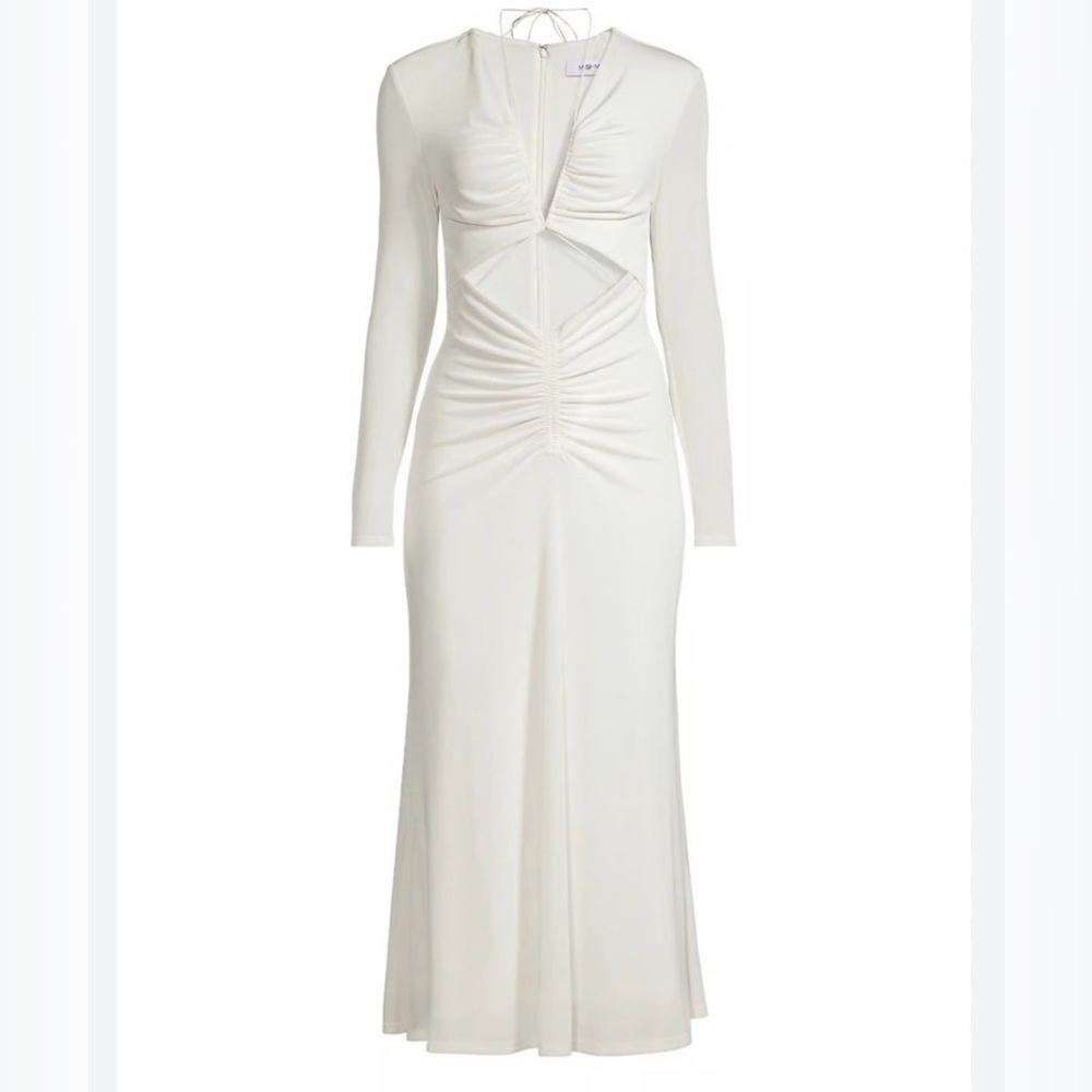 NWT MISHA's Kerry midi-dress Ivory Size 8